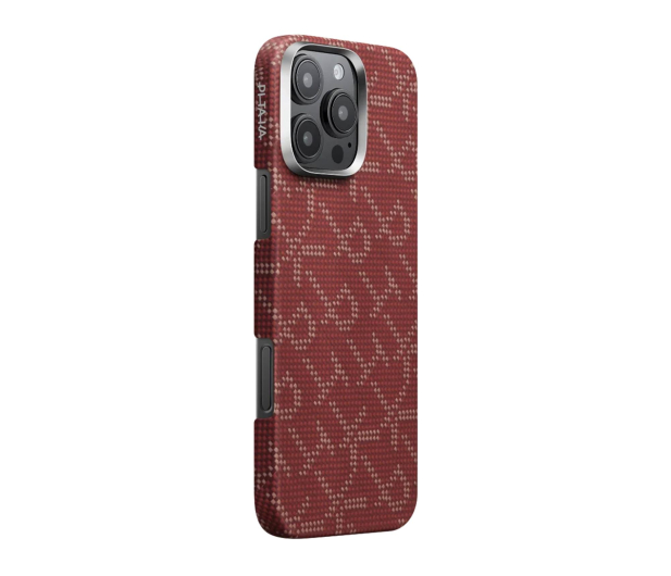 PITAKA Tactile Woven Case PTK Red/Gold iPhone 16 Pro Max - 1369531 - zdjęcie 2